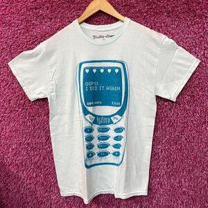 Britney Spears Oops I Did It Again Cellphone T-Shirt Medium